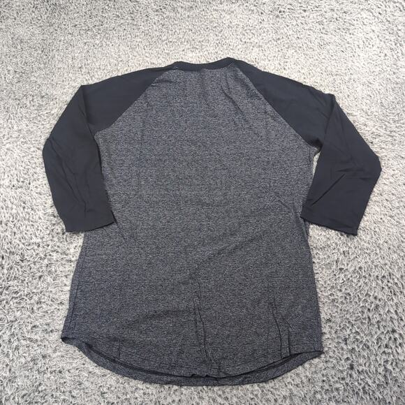 Houston Astros Shirt Men Large Blue 3/4 Sleeve MLB Baseball 2017 World Series - Picture 5 of 6